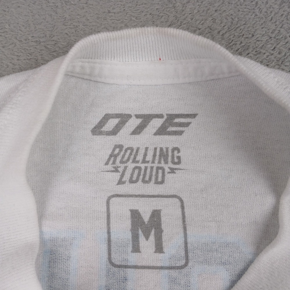 OTE Rolling Loud T-Shirt Mens Medium White Cold Hearts Graphic Tee 23 Streetwear - Picture 3 of 7